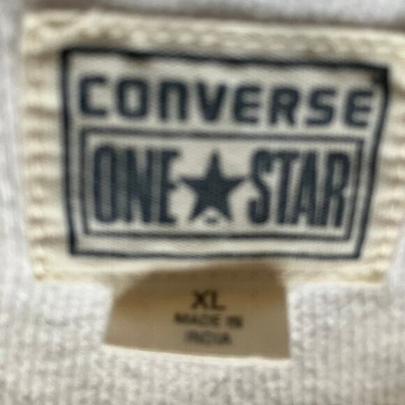 Converse One Star White long Sleeve Top- Perfect Oversized shirt - Picture 3 of 13
